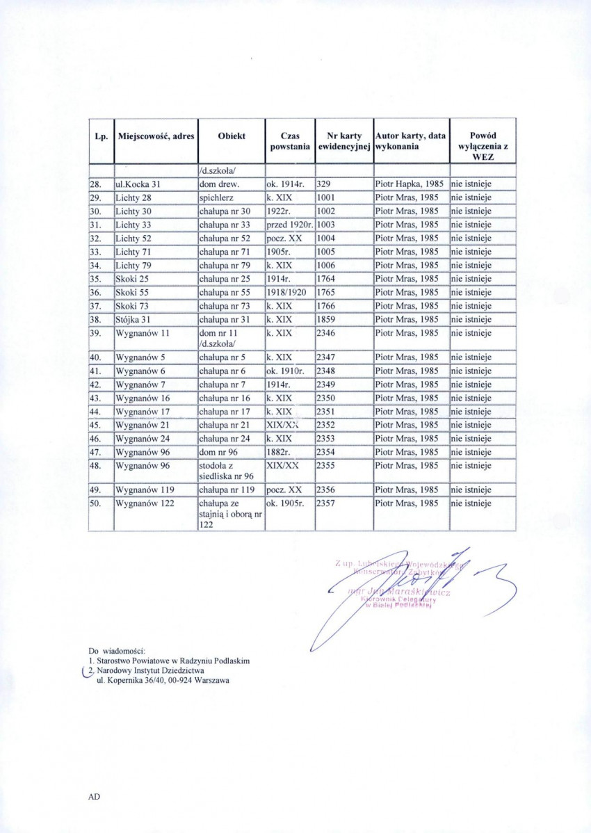 Wyłączenie z ewidencji, skan nr 2