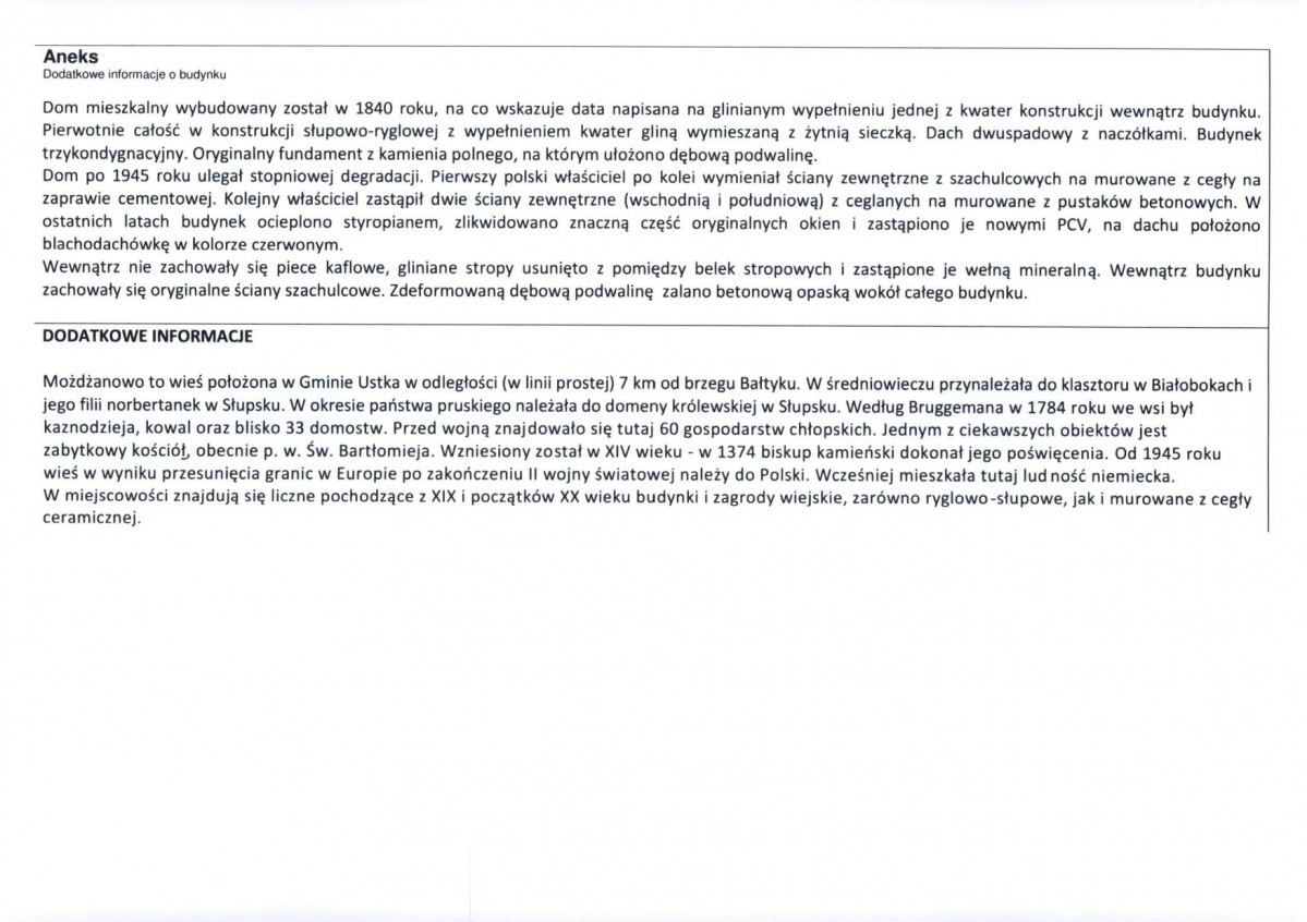 Karta obiektu niewpisanego do rejestru, skan nr 5