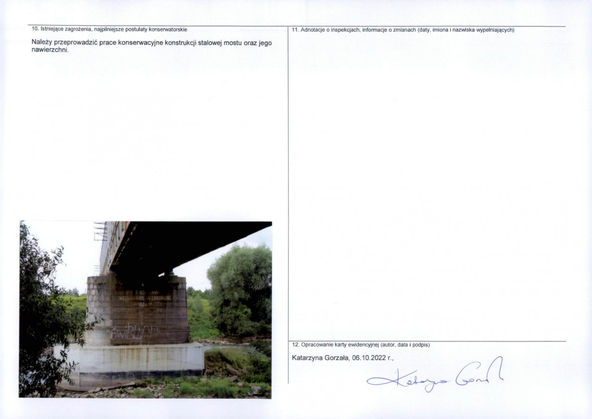 Karta obiektu niewpisanego do rejestru, skan nr 2