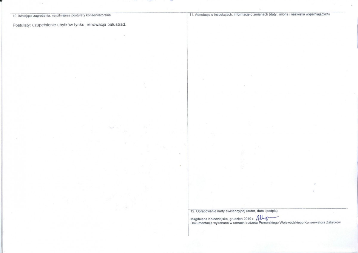 Karta obiektu niewpisanego do rejestru, skan nr 4