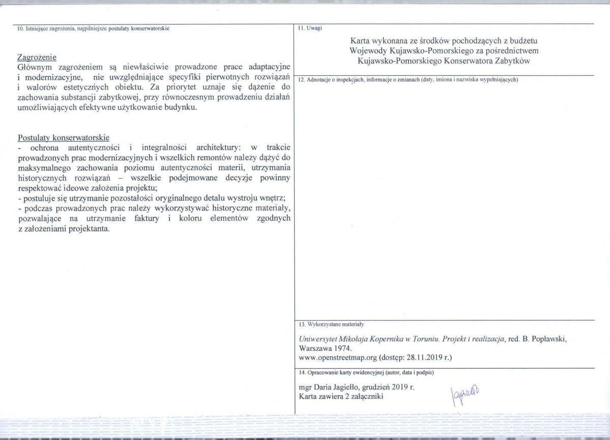 KEZN - Karta obiektu niewpisanego do rejestru, skan nr 4