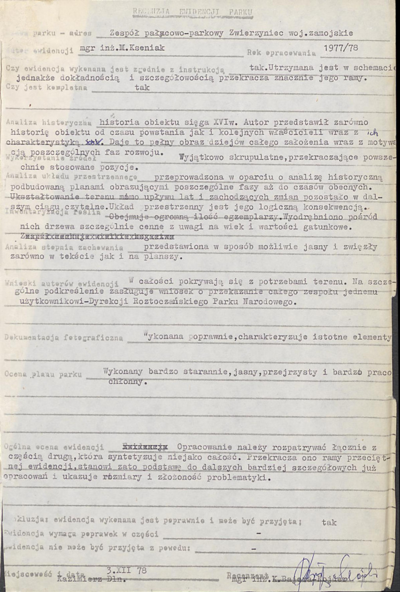 EP - Ewidencja parkowa, skan nr 4