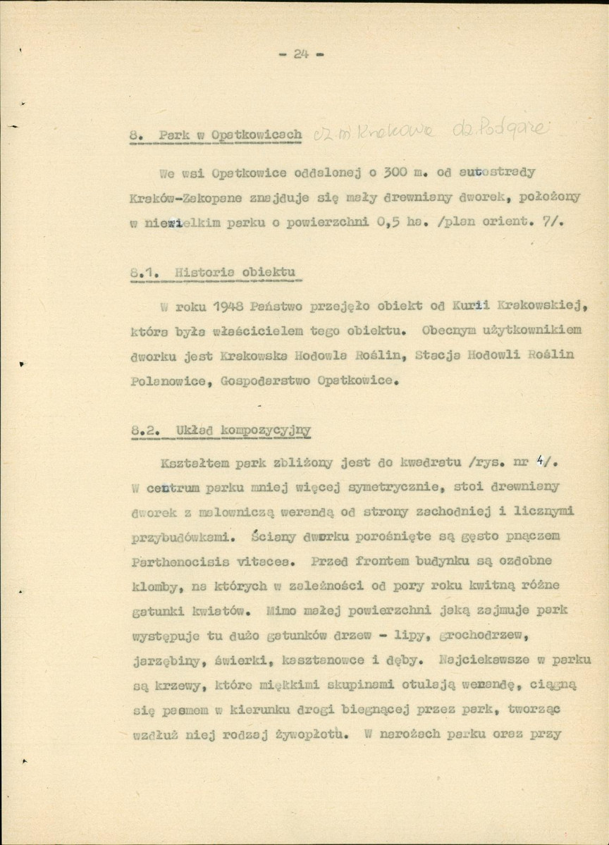 EP - Ewidencja parkowa, skan nr 33