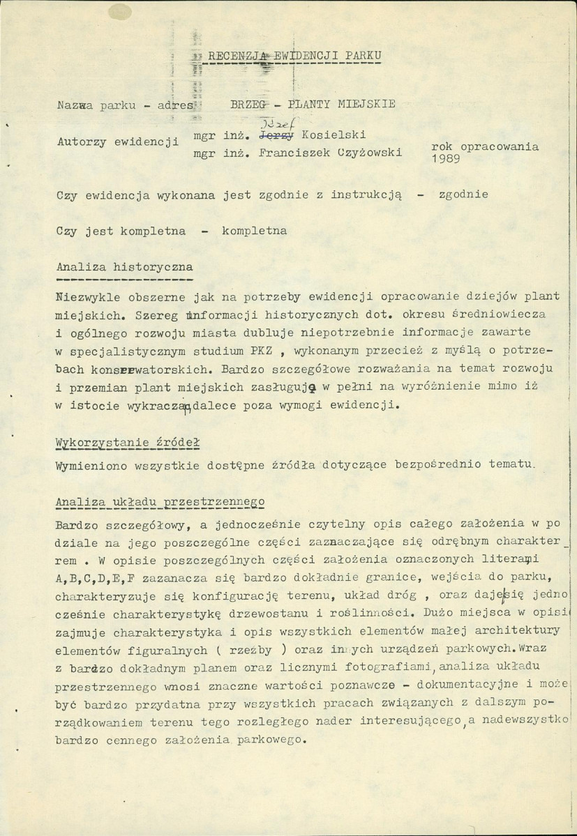 EP - Ewidencja parkowa, skan nr 7